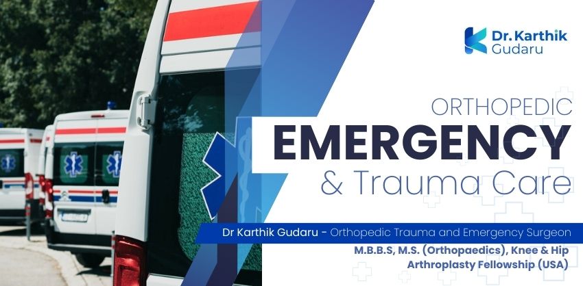 Orthopedic Emergency surgeon Dr Karthik Gudaru in Hyderabad